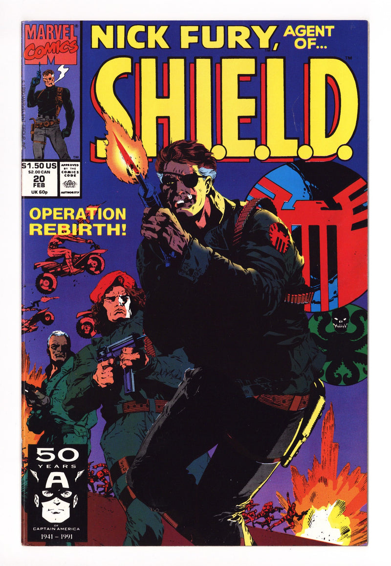 Nick Fury, Agent of S.H.I.E.L.D. Vol 4 20 High Grade (1991) 