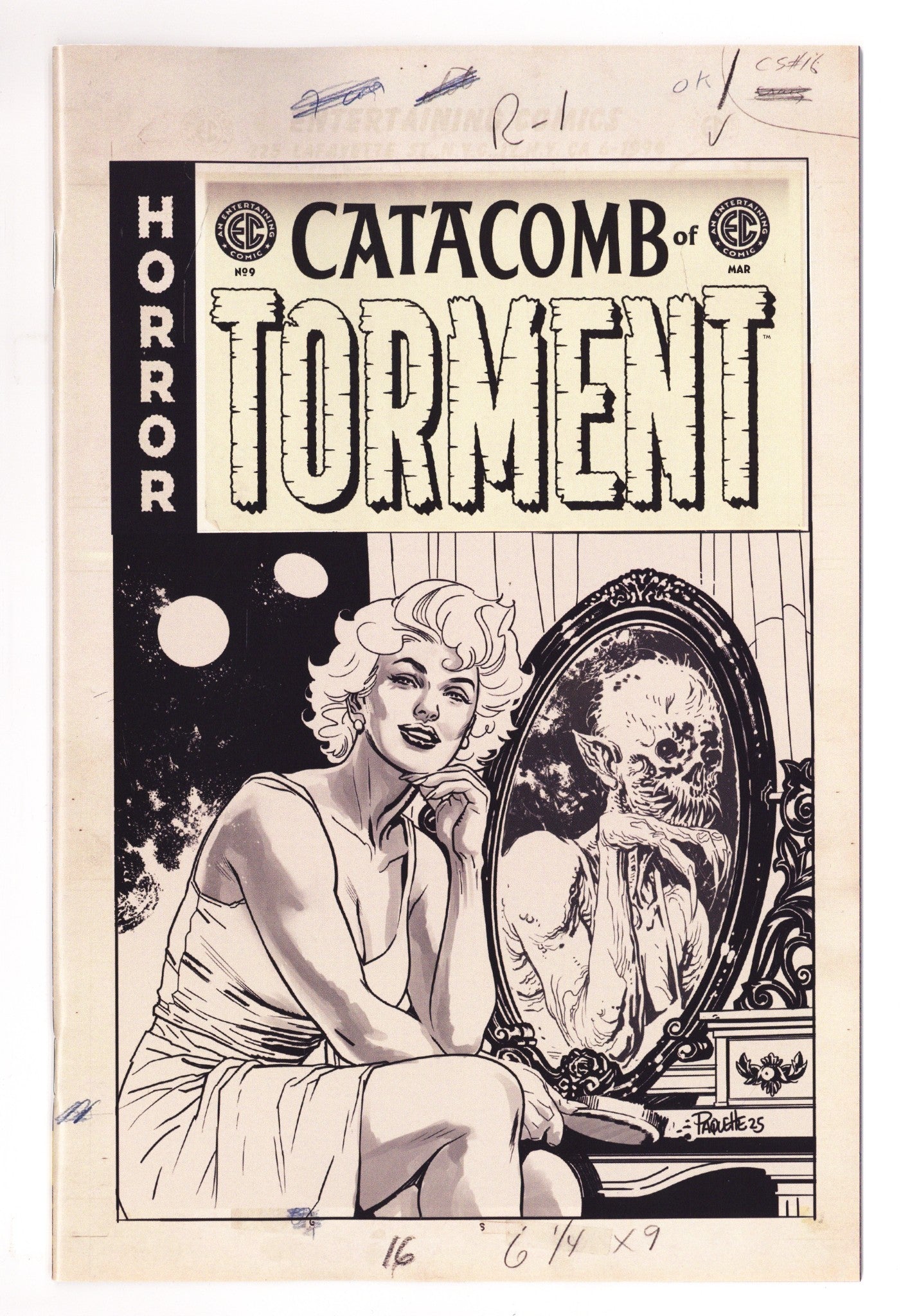 EC Catacomb Of Torment 9 Paquette B&W Incentive NM (2026)
