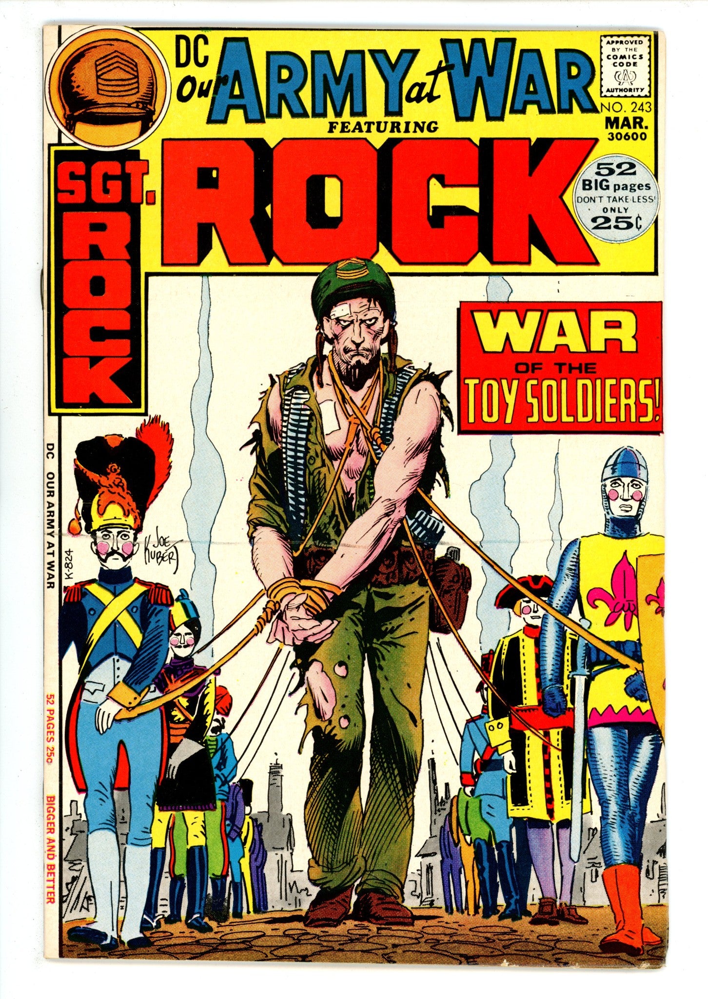 Our Army at War Vol 1 243 VF- (7.5) (1972) 