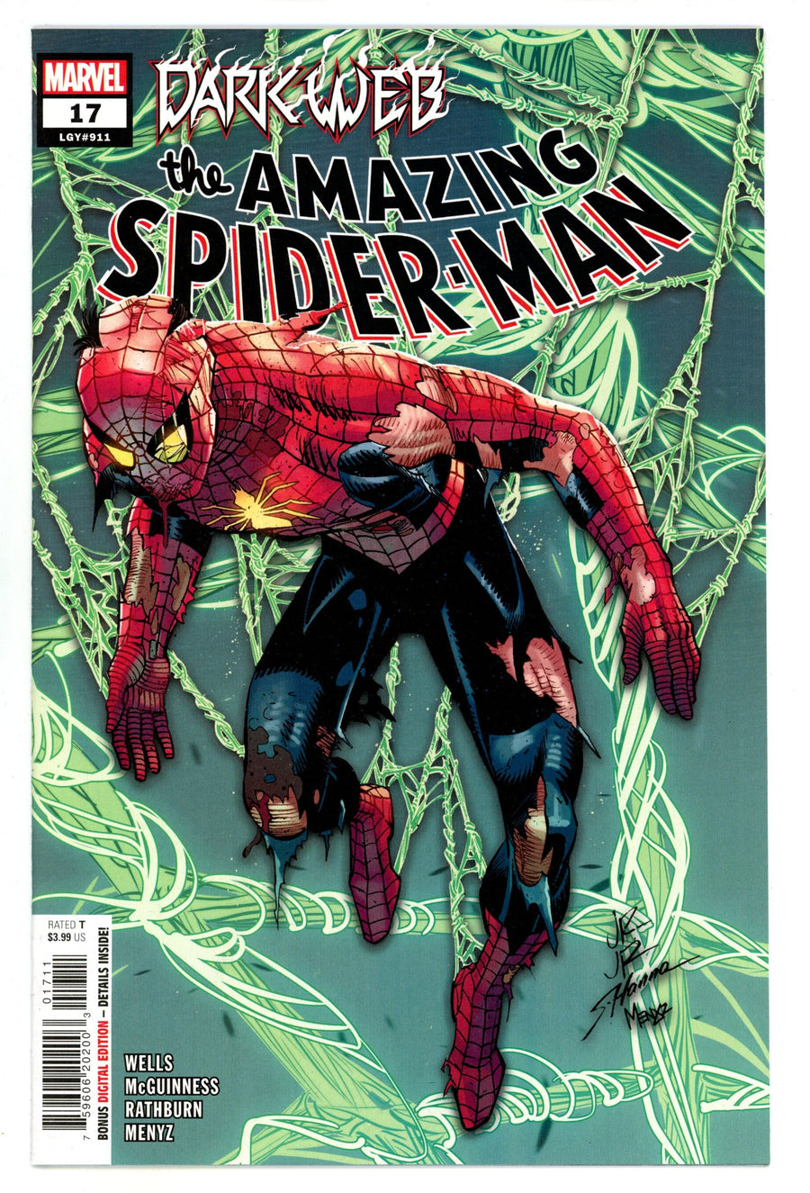 The Amazing Spider-Man Vol 6 17 (911)  High Grade  (2023)  