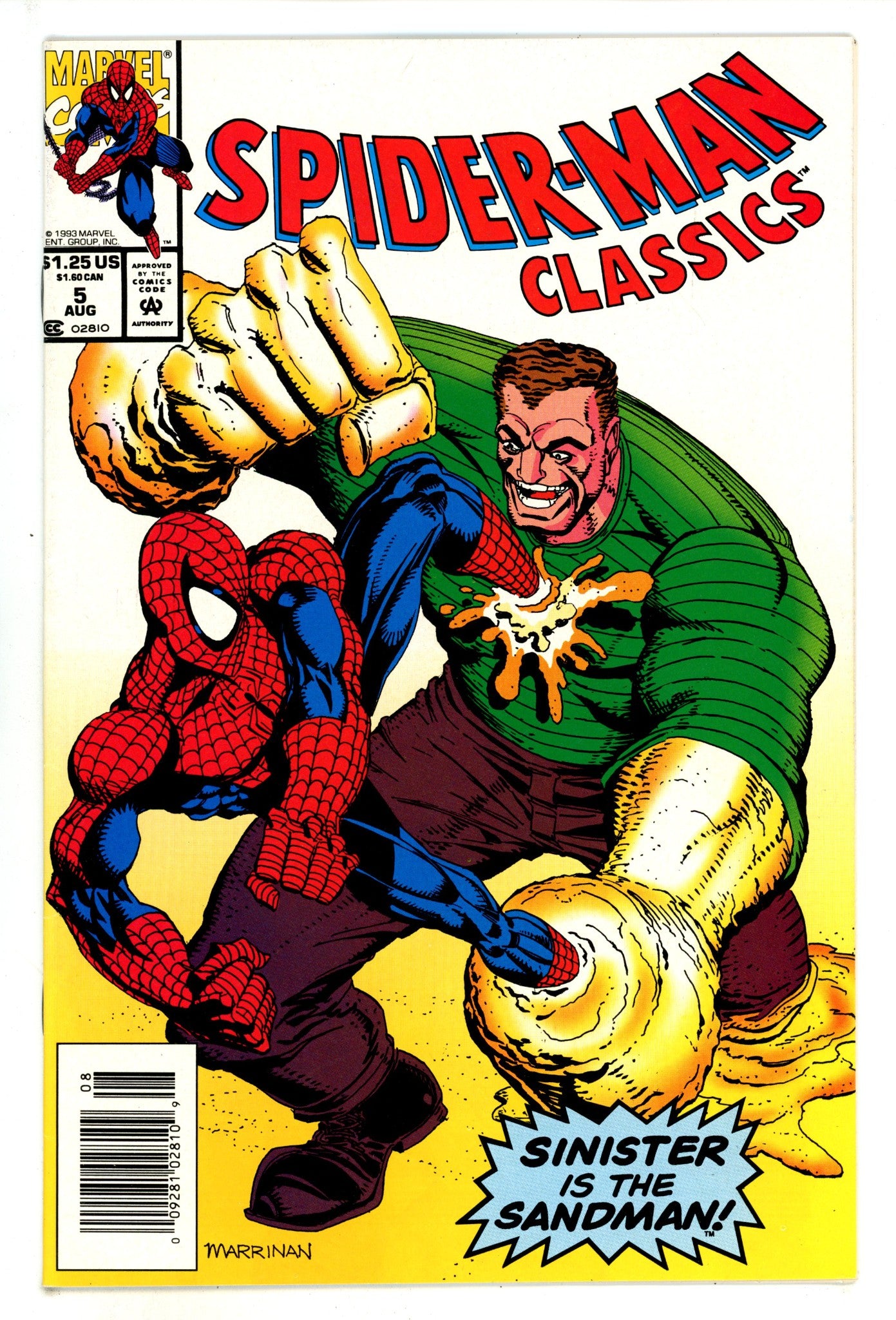Spider-Man Classics 5 VF+ (8.5) (1993) Newsstand 