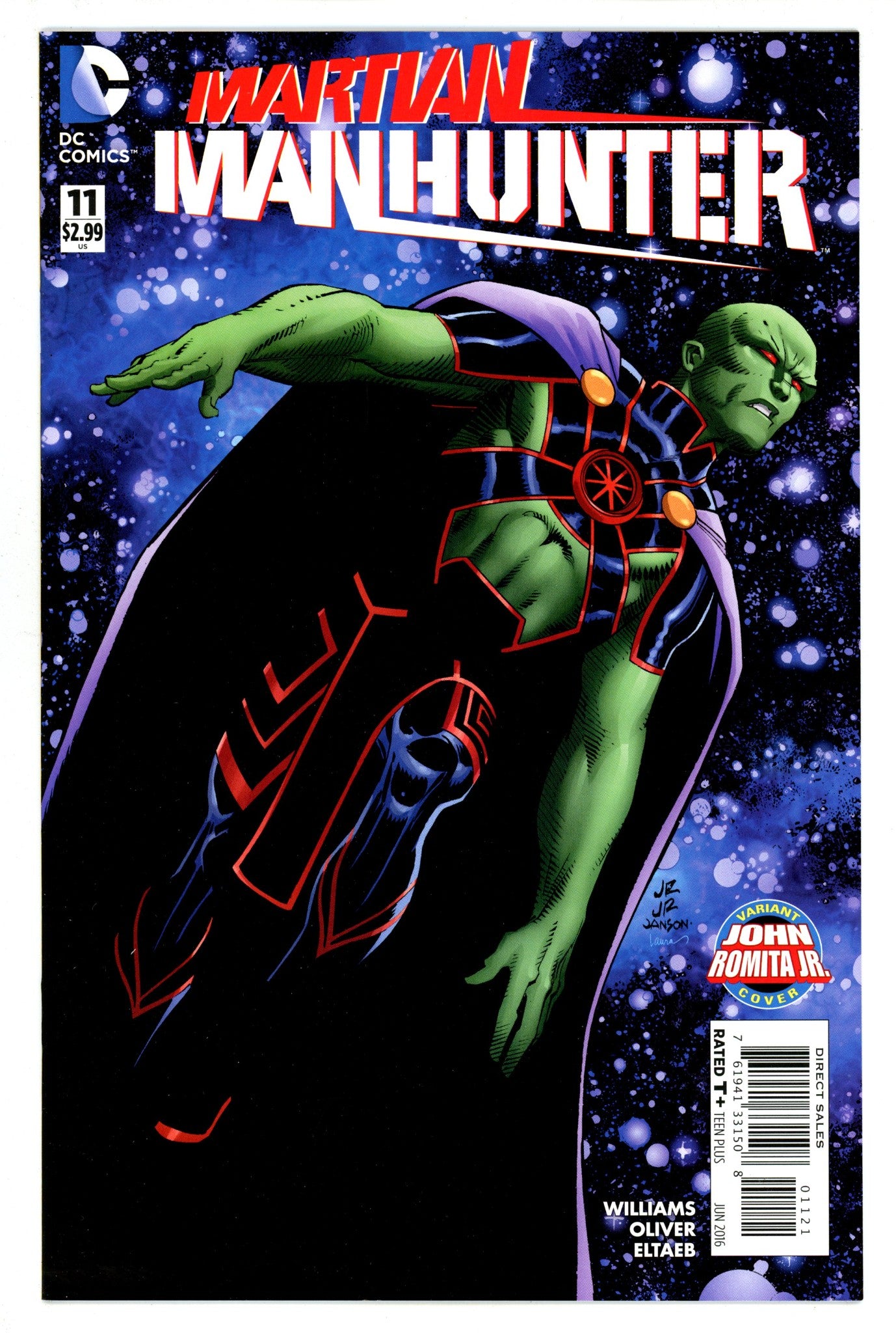 Martian Manhunter Vol 4 11 High Grade (2016) Jr. Variant 