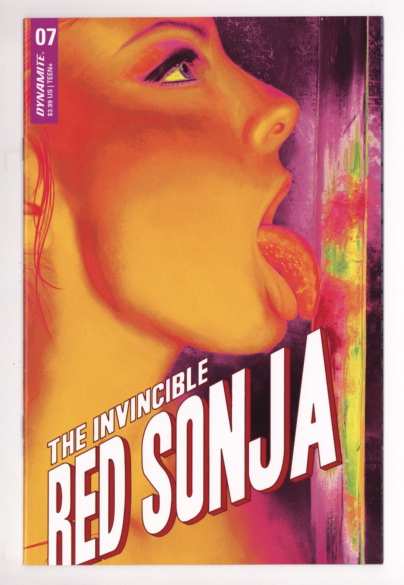 The Invincible Red Sonja   7  High Grade   (2022) Ultraviolet     Variant  