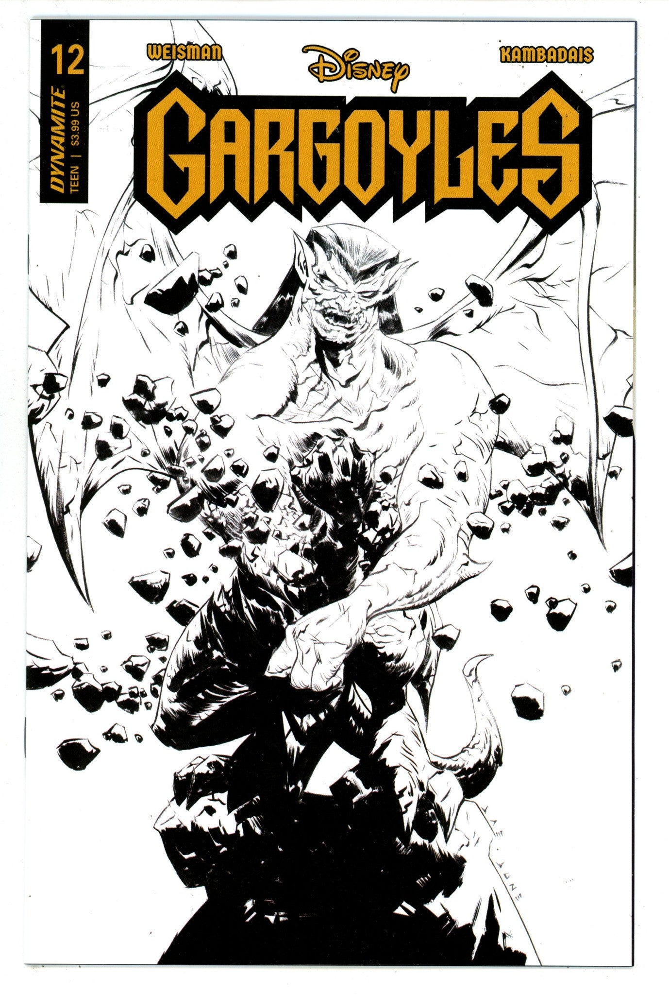 Gargoyles 12 Lee B&W Incentive Variant (2024)