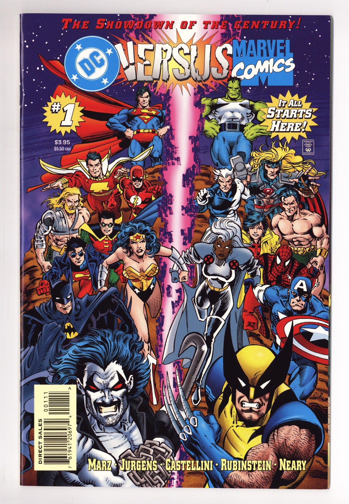 DC versus Marvel / Marvel versus DC 1 VF/NM (9.0) (1996) 