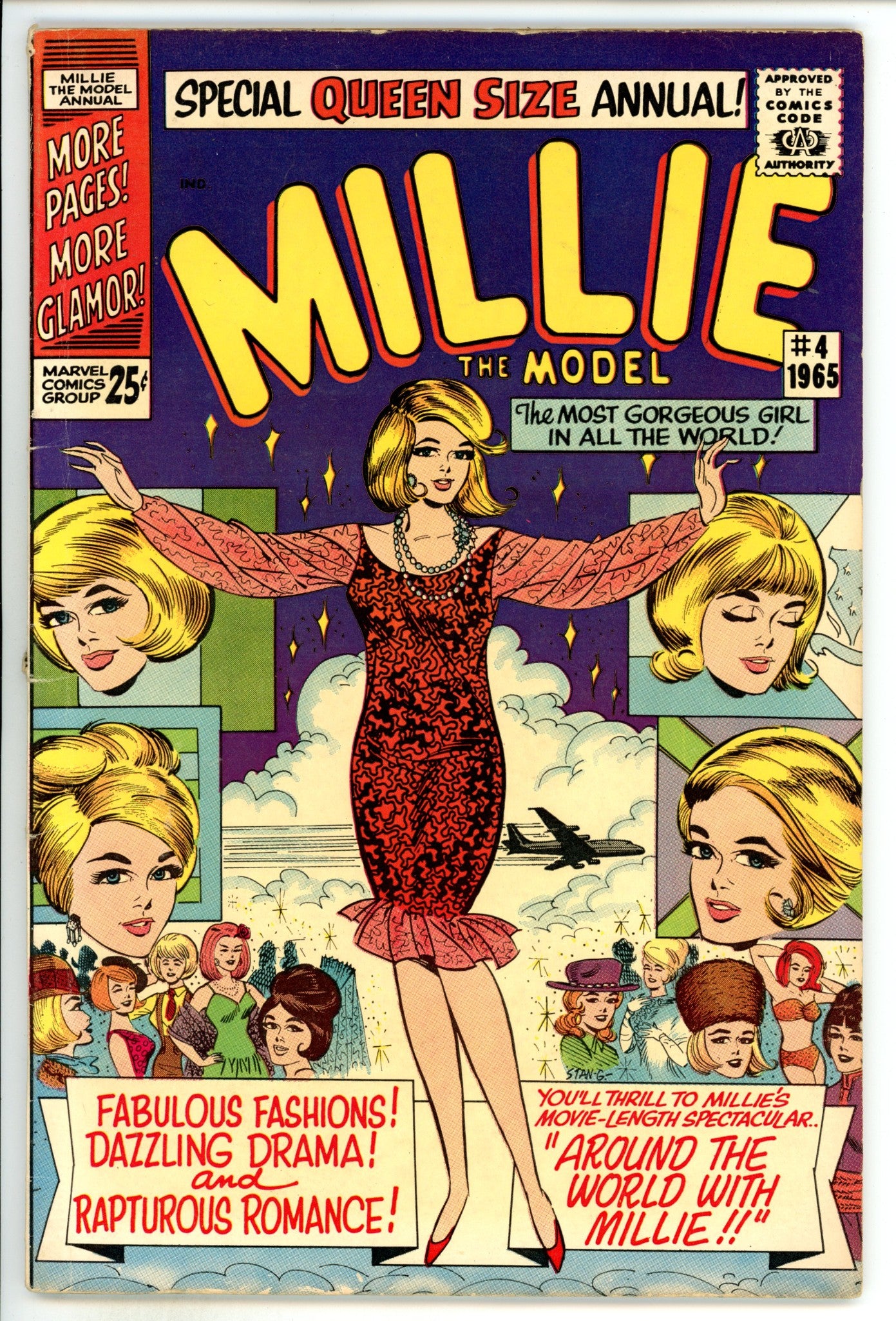 Millie the Model Annual 4 VG/FN (5.0) (1965) Canadian Edition 