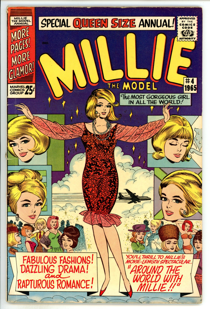 Millie the Model Annual 4 VG/FN (5.0) (1965) Canadian Edition 