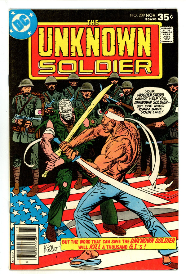 Unknown Soldier Vol 1 209 Low Grade (1977)