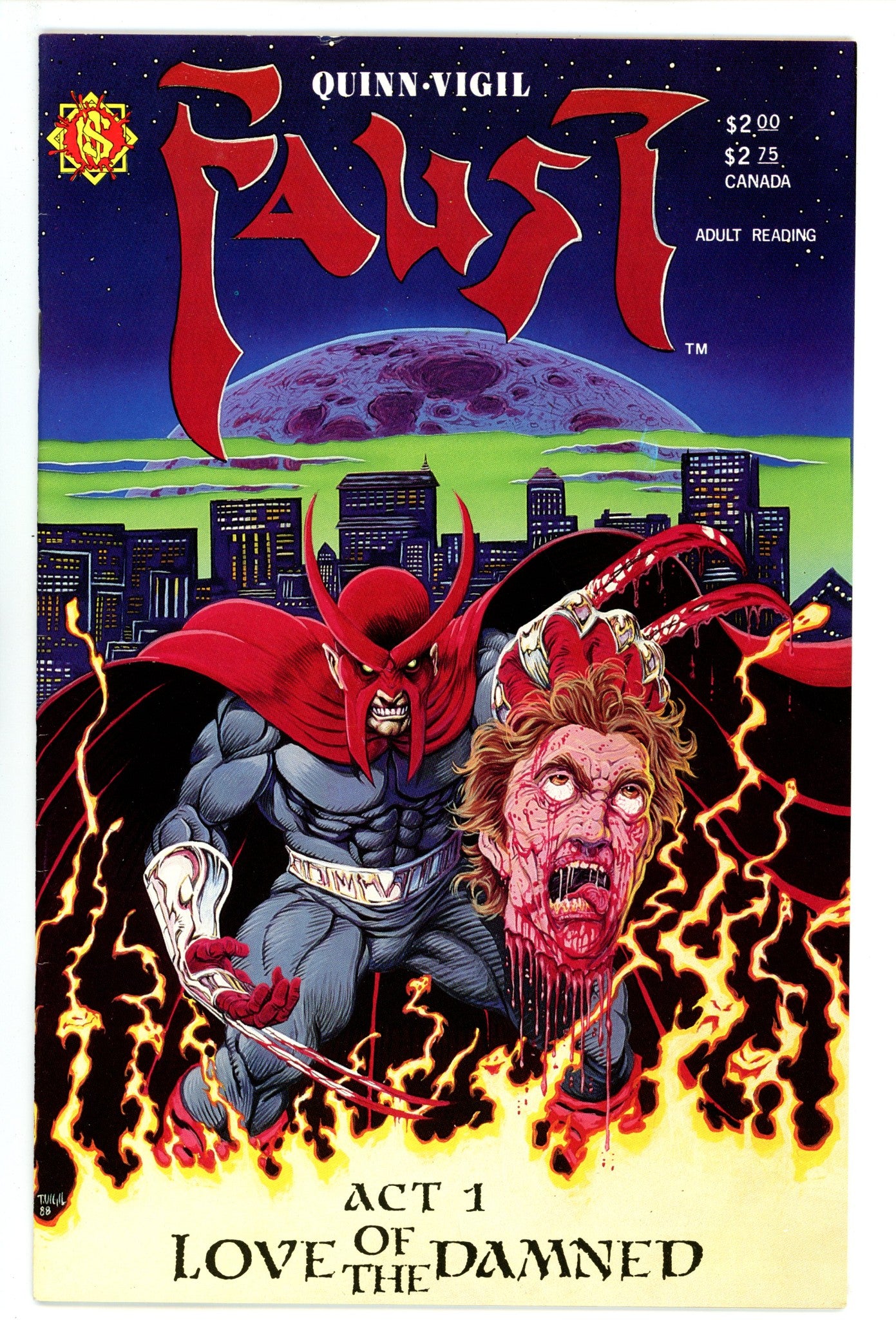 Faust Vol 1 1 VF (8.0) (1988) 