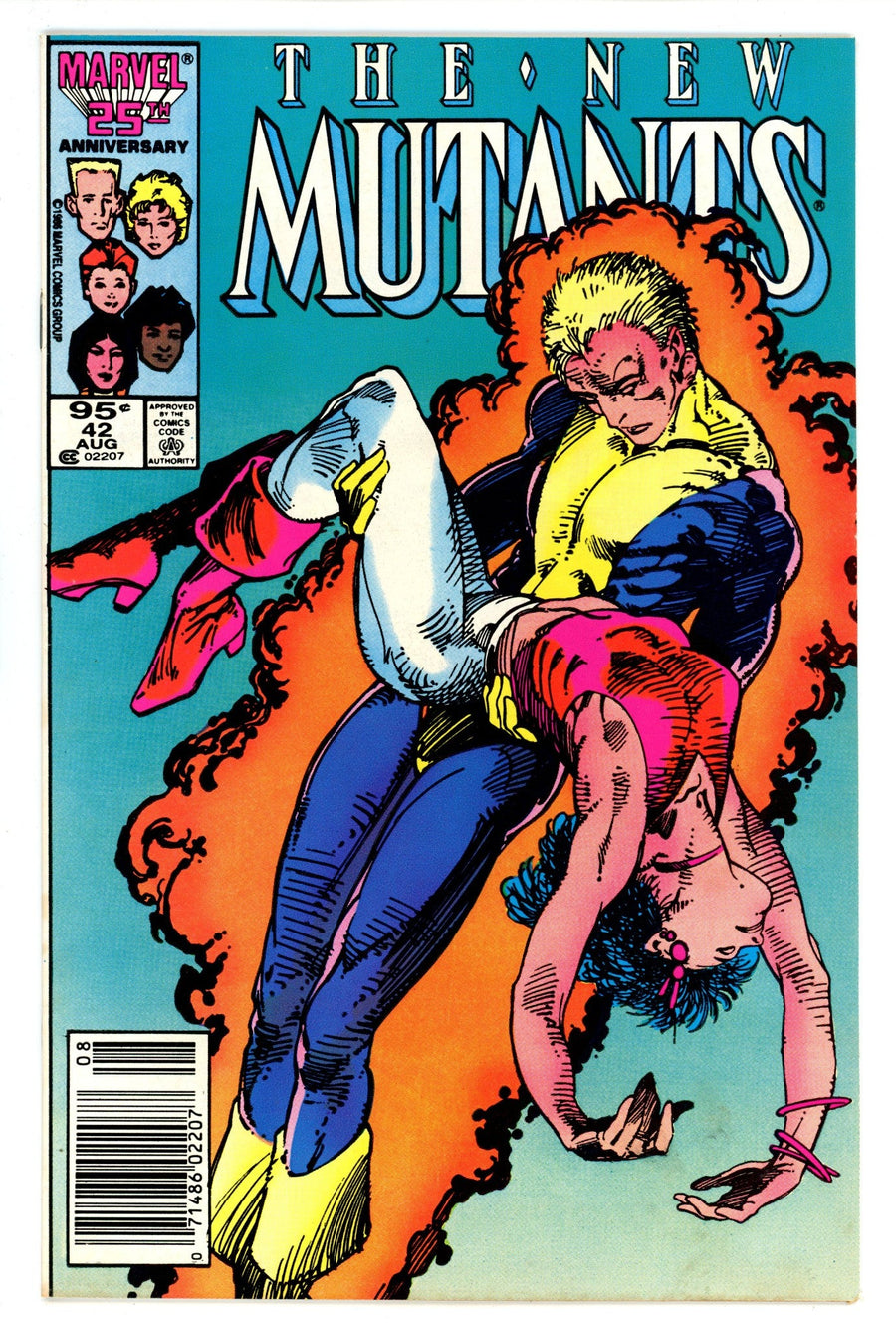The New Mutants Vol 1 42  Low Grade   (1986)   Canadian Price Variant
