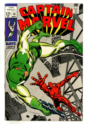 Captain Marvel Vol 1 13 FN+ (6.5) (1969)