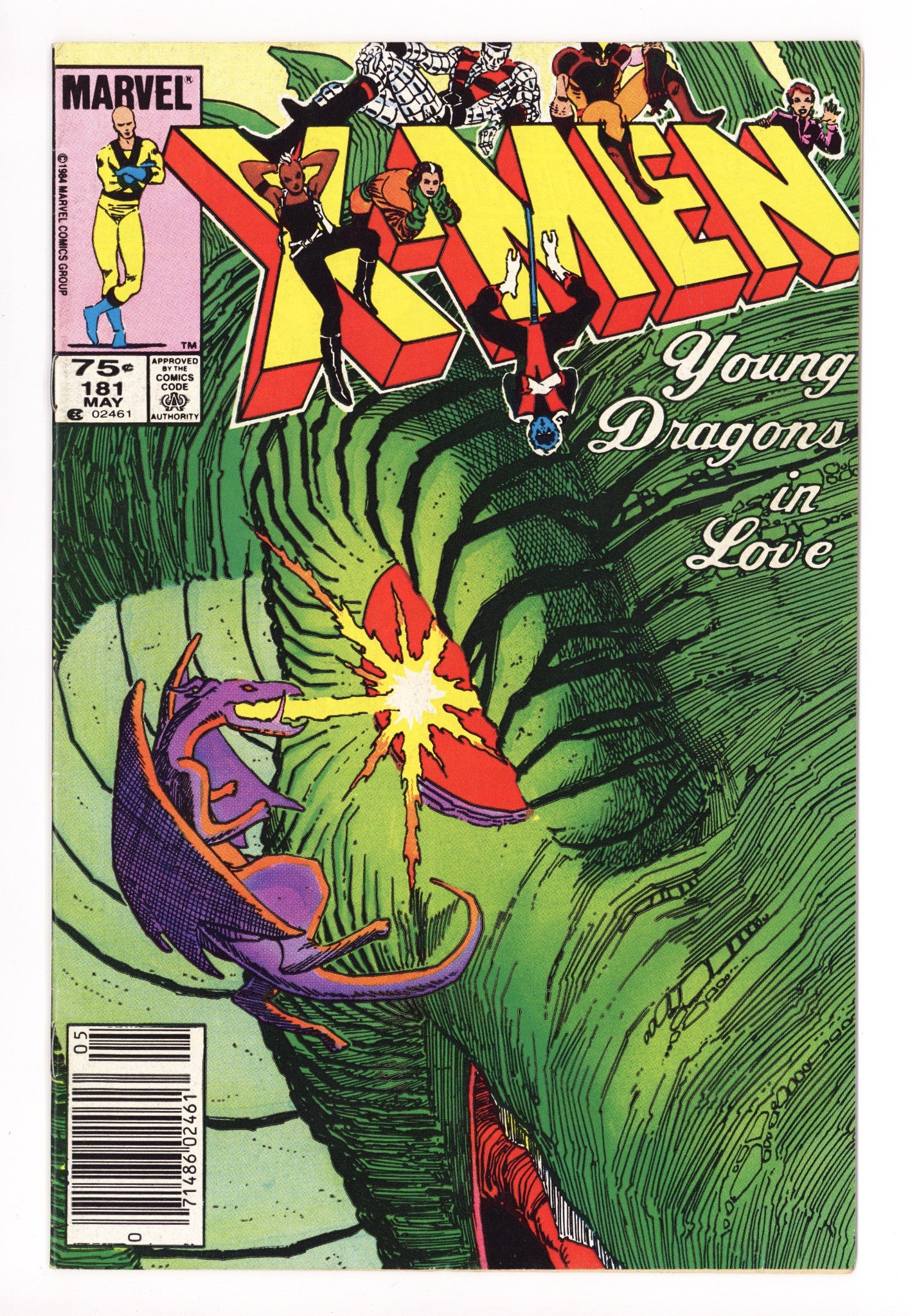 The Uncanny X-Men Vol 1 181 VG+ (4.5) (1984) Canadian Price Variant 