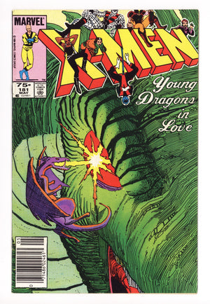 The Uncanny X-Men Vol 1 181 VG+ (4.5) (1984) Canadian Price Variant 