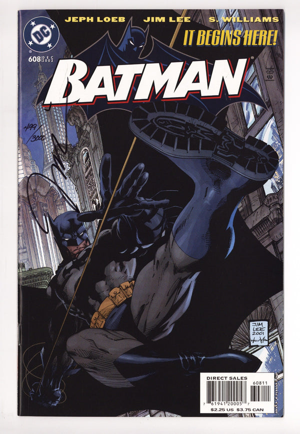 Batman Vol 1 608 VF/NM (9.0) (2002) Signed x1 Cover Jim Lee