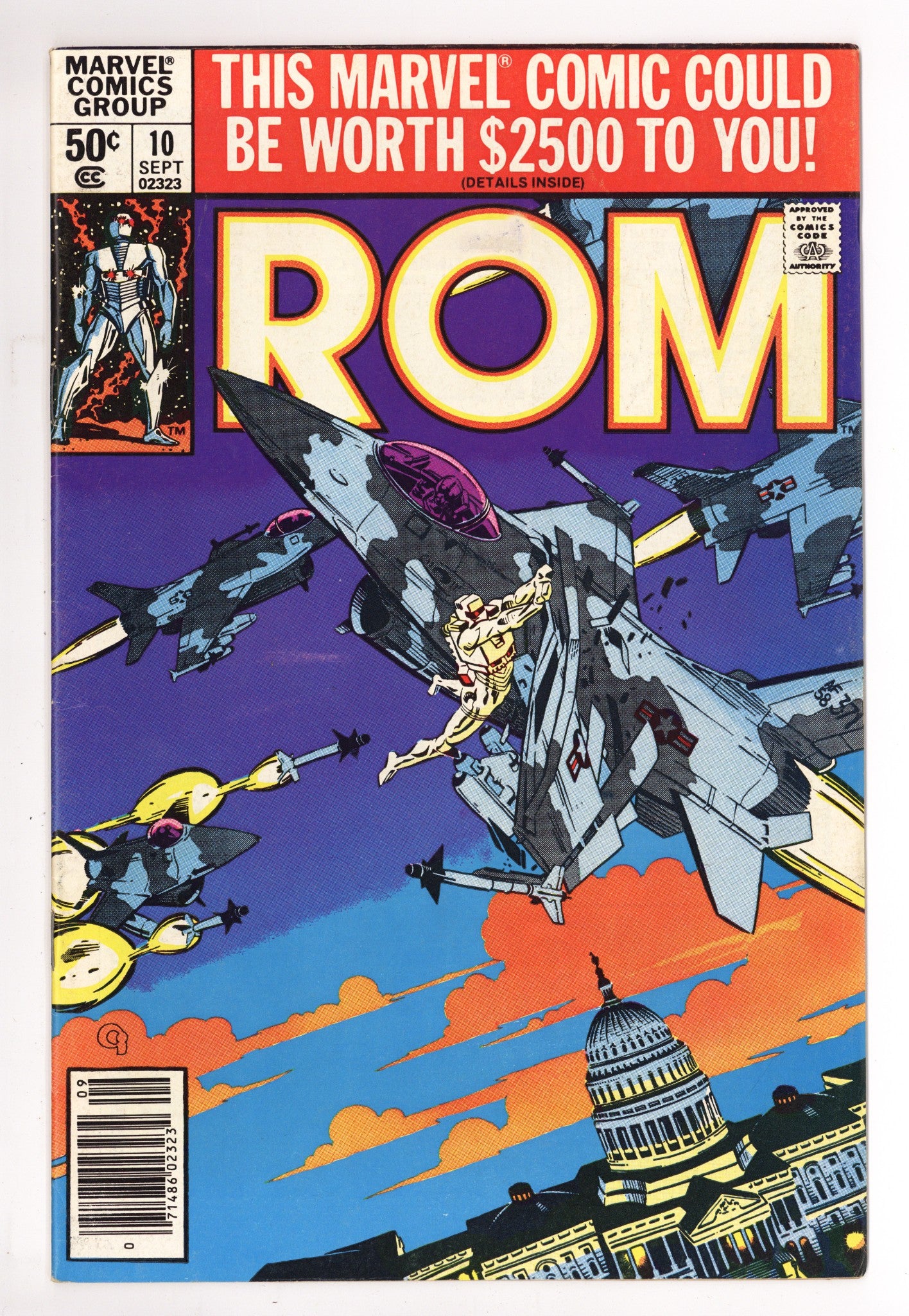 Rom Vol 1 10 Mid Grade (1980) Newsstand 