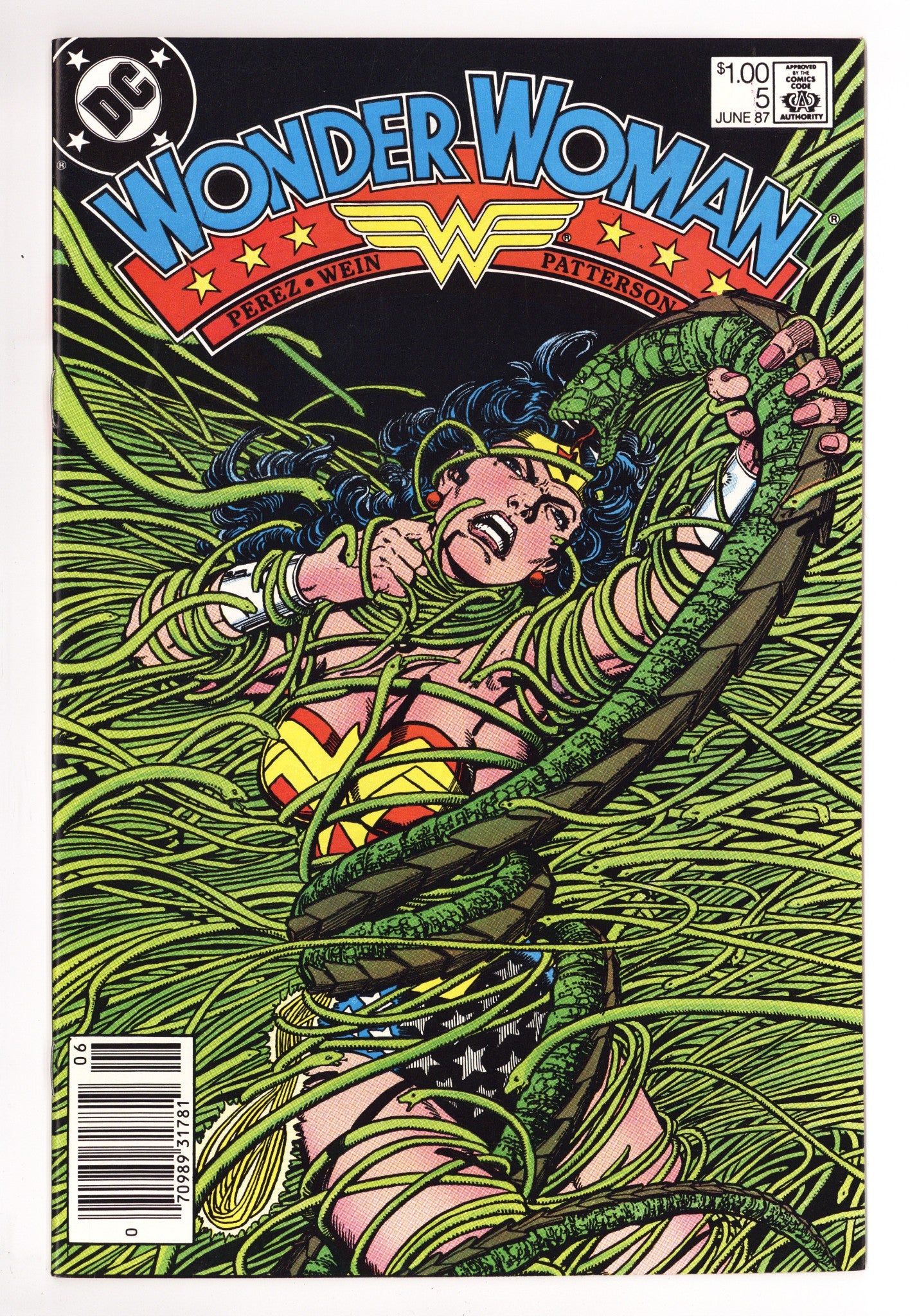 Wonder Woman Vol 2 5 NM- (9.2) (1987) Canadian Price Variant 