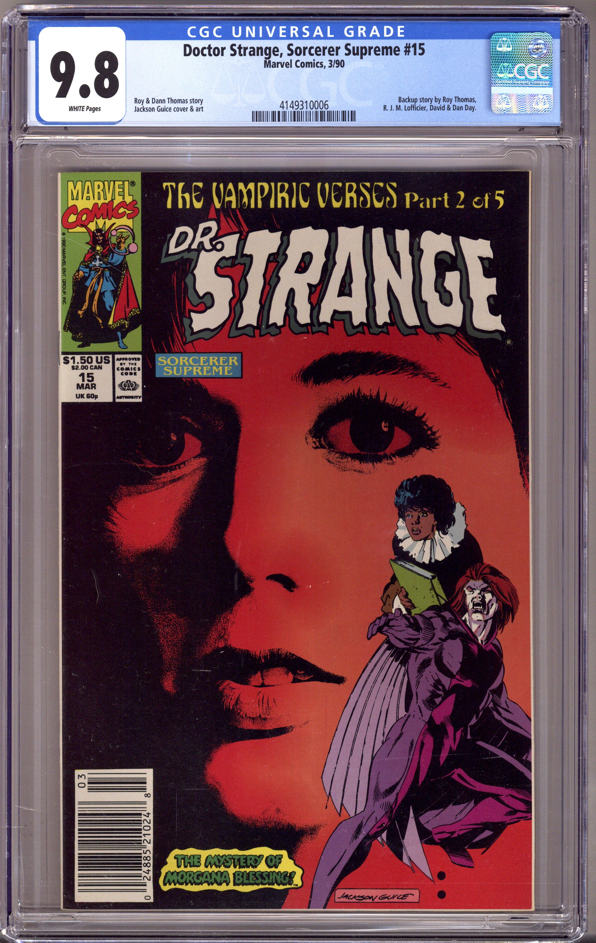 Doctor Strange, Sorcerer Supreme 15 CGC 9.8 (NM/M) (1990) 