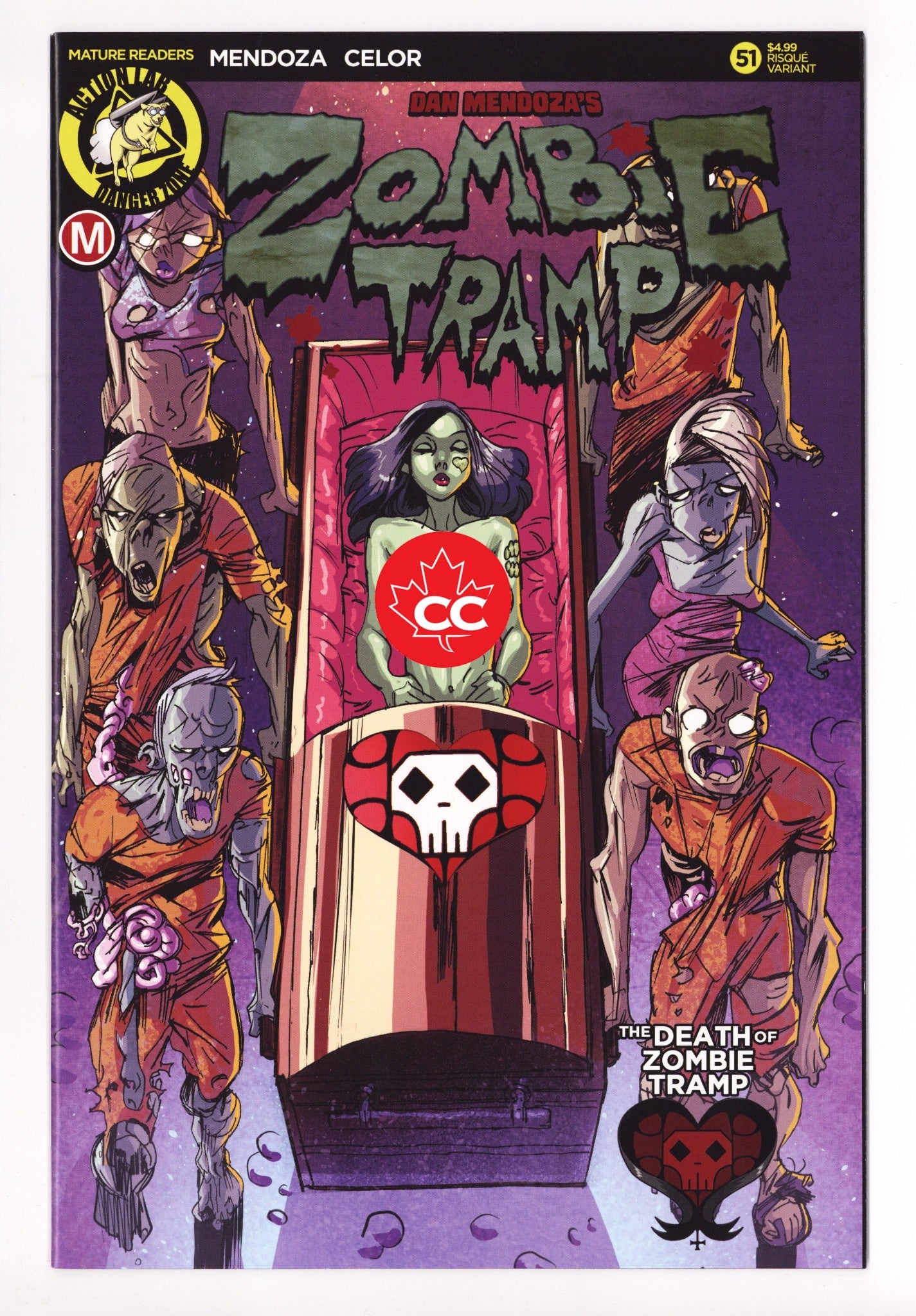 Zombie Tramp Vol 3 51 NM (9.4) (2018) Celor Risque Variant 
