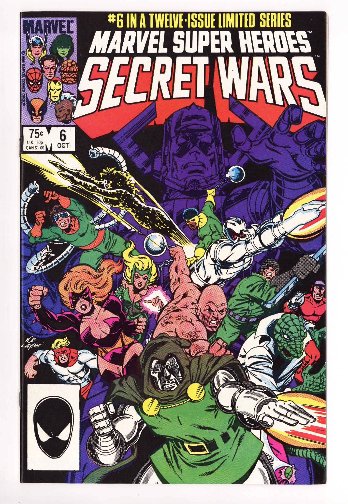 Marvel Super-Heroes Secret Wars 6 NM (9.4) (1984) 