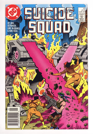 Suicide Squad Vol 1 23 NM- (9.2) (1989) Newsstand