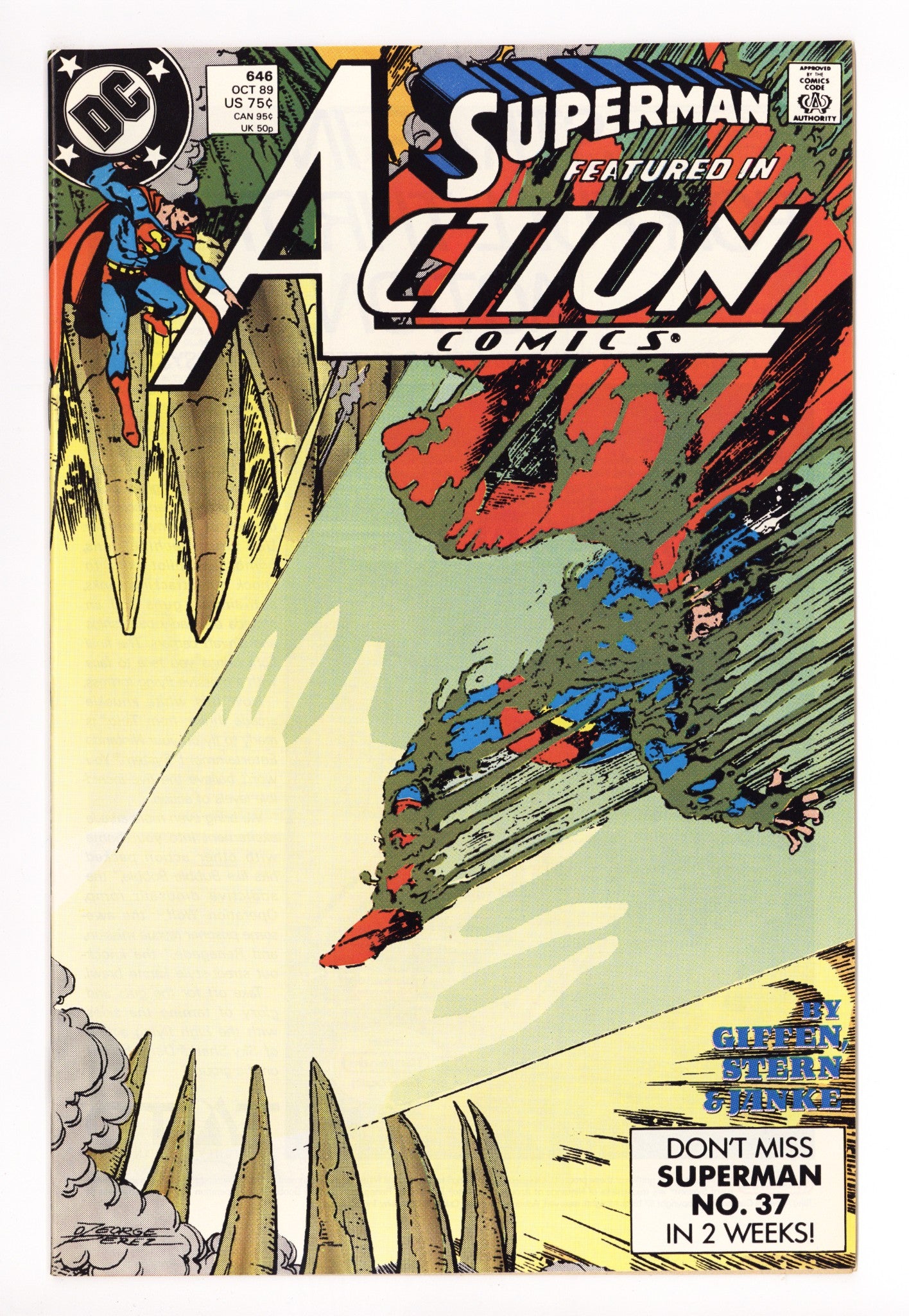 Action Comics Vol 1 646 High Grade (1989) 