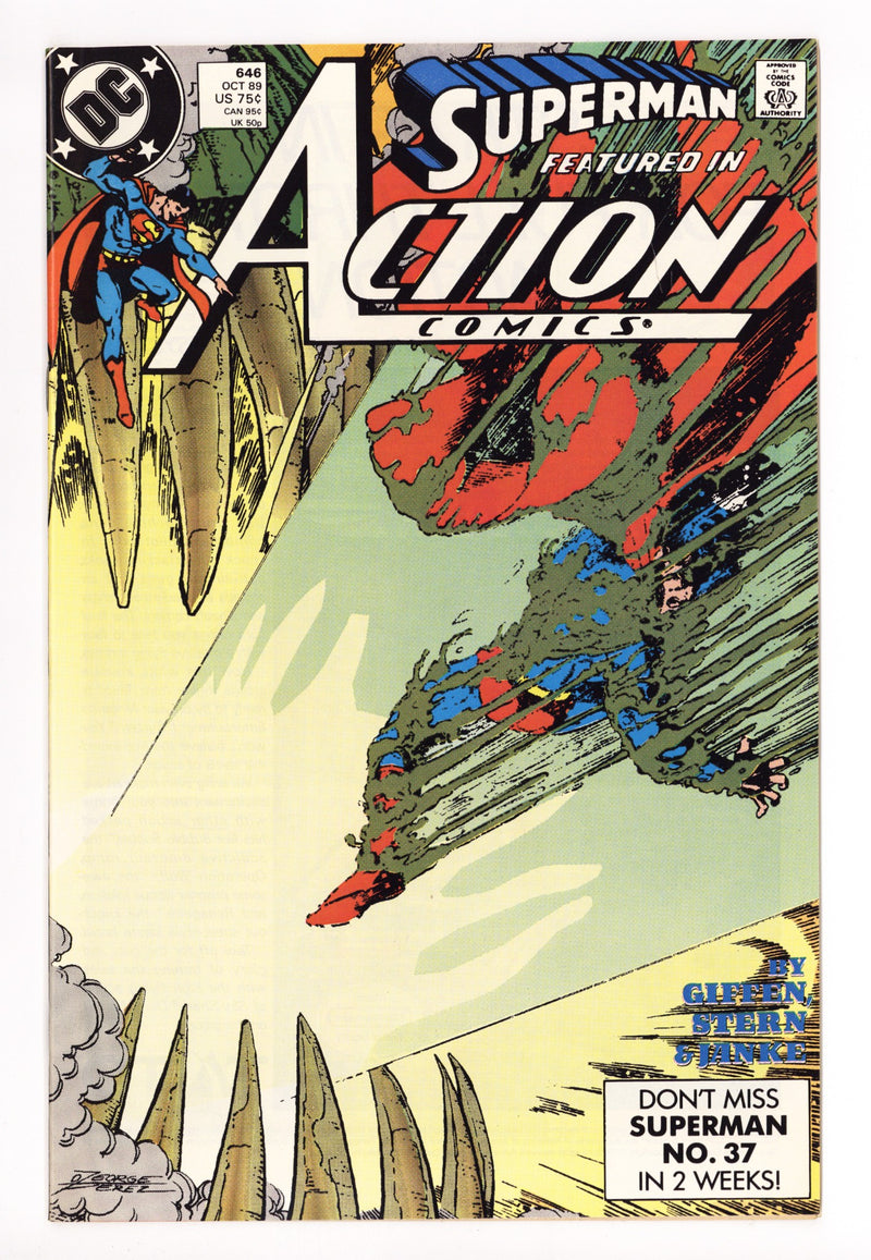 Action Comics Vol 1 646 High Grade (1989) 
