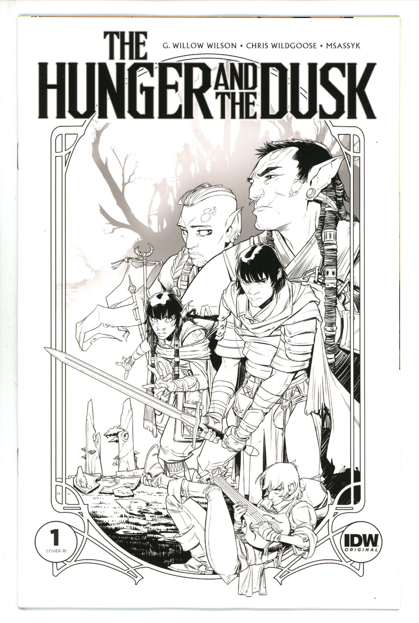Hunger And Dusk 1 Wildgoose B&W Incentive Variant NM+ (2023)