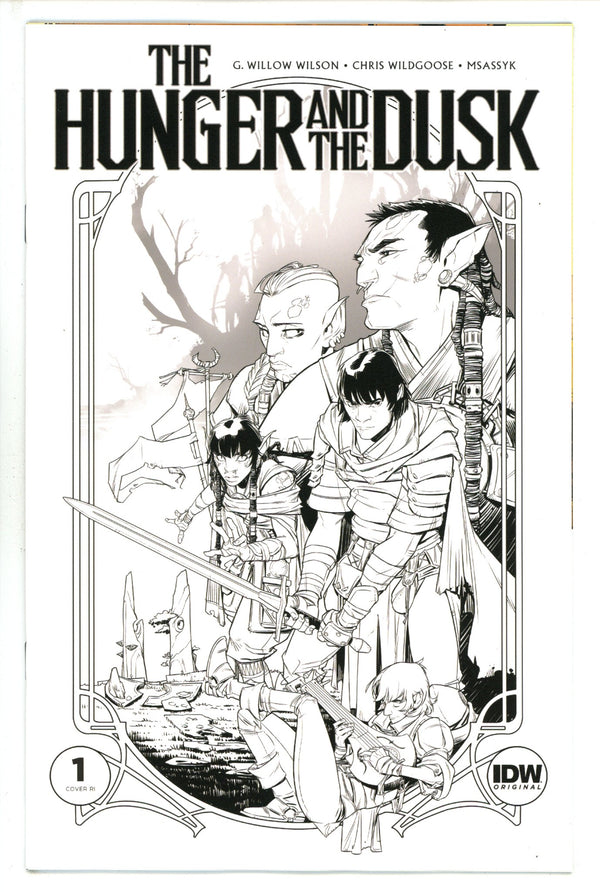 Hunger And Dusk 1 Wildgoose B&W Incentive Variant NM+ (2023)