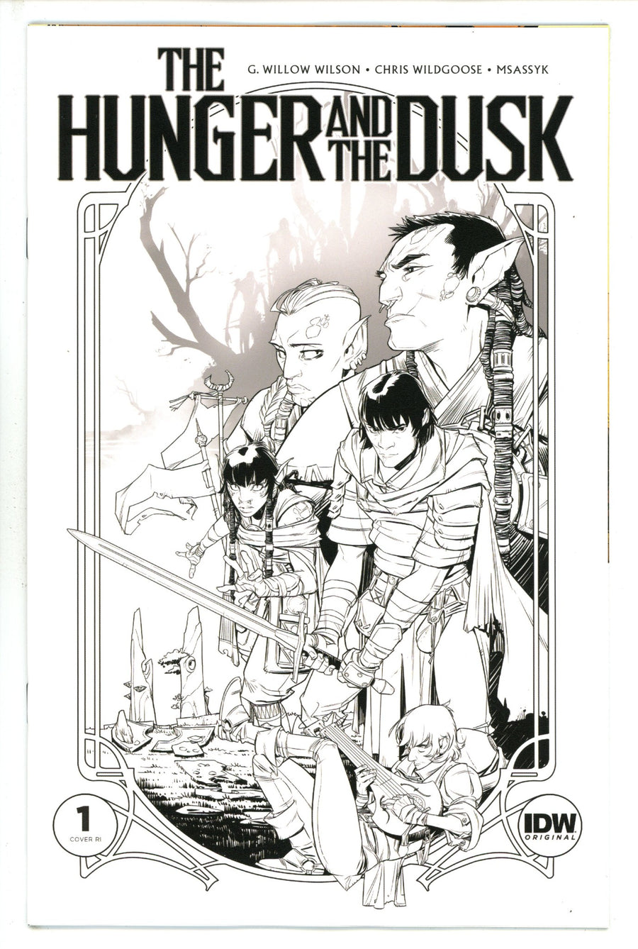 Hunger And Dusk 1 Wildgoose B&W Incentive Variant NM+ (2023)