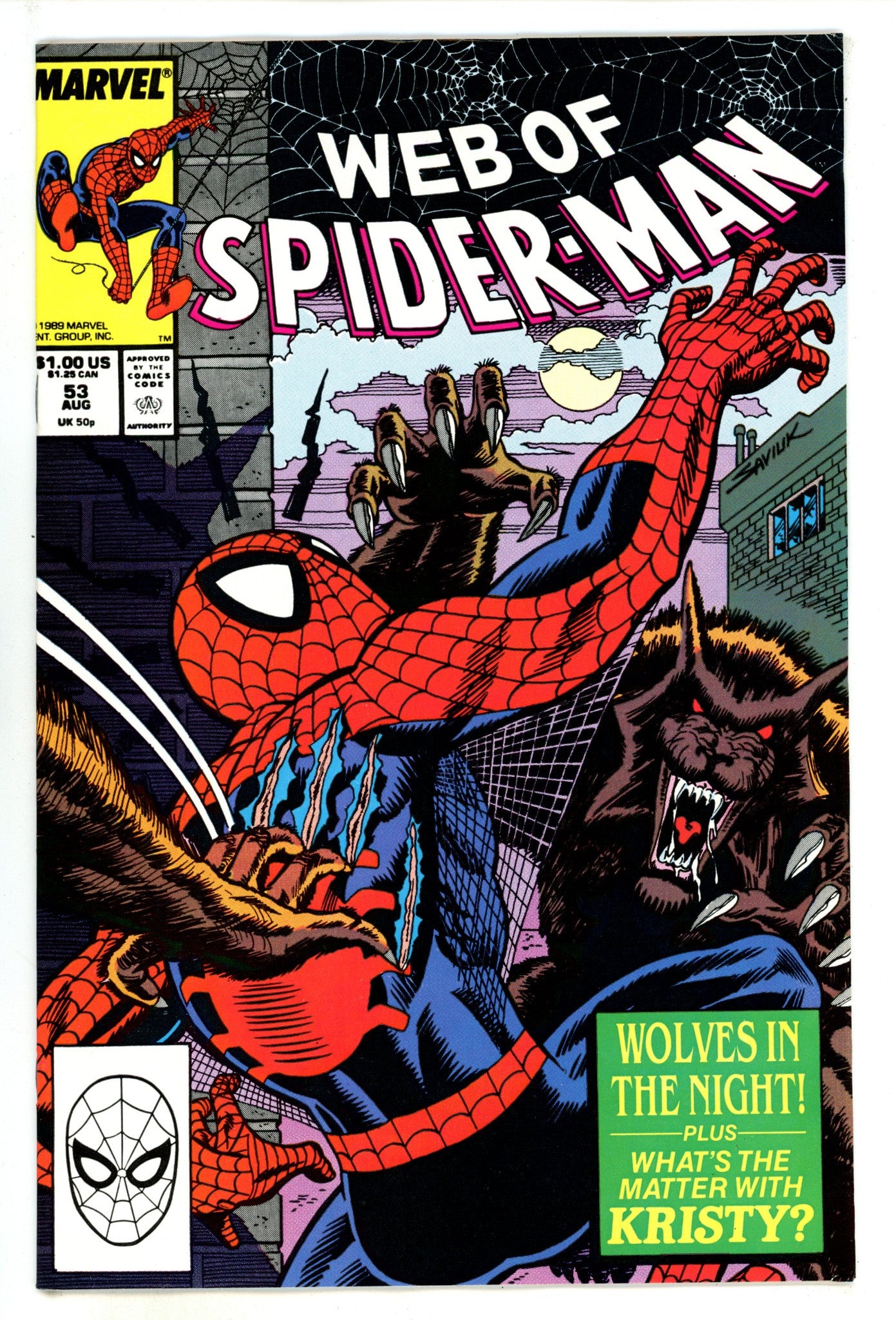 Web of Spider-Man Vol 1 53 High Grade (1989) 