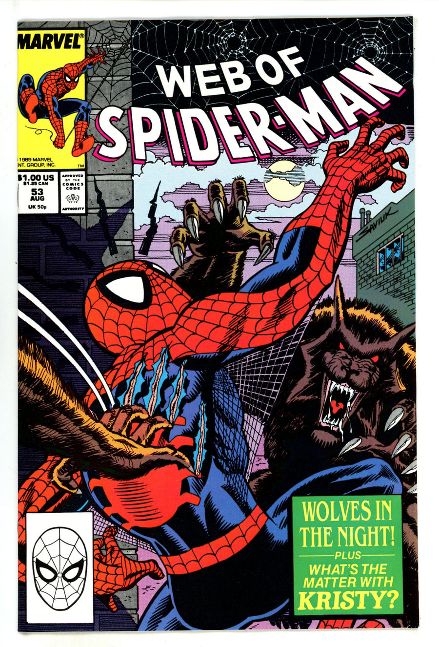 Web of Spider-Man Vol 1 53 High Grade (1989) 