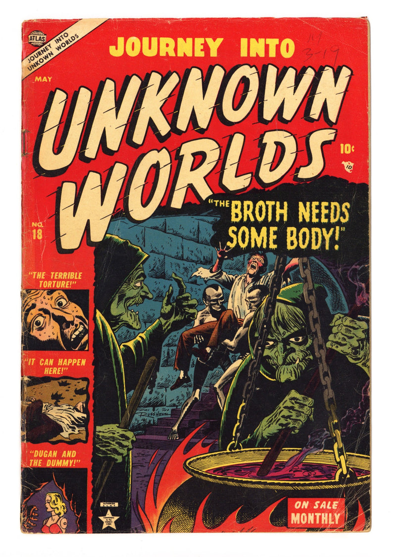 Journey into Unknown Worlds Vol 1 18 VG- (3.5) (1953) 