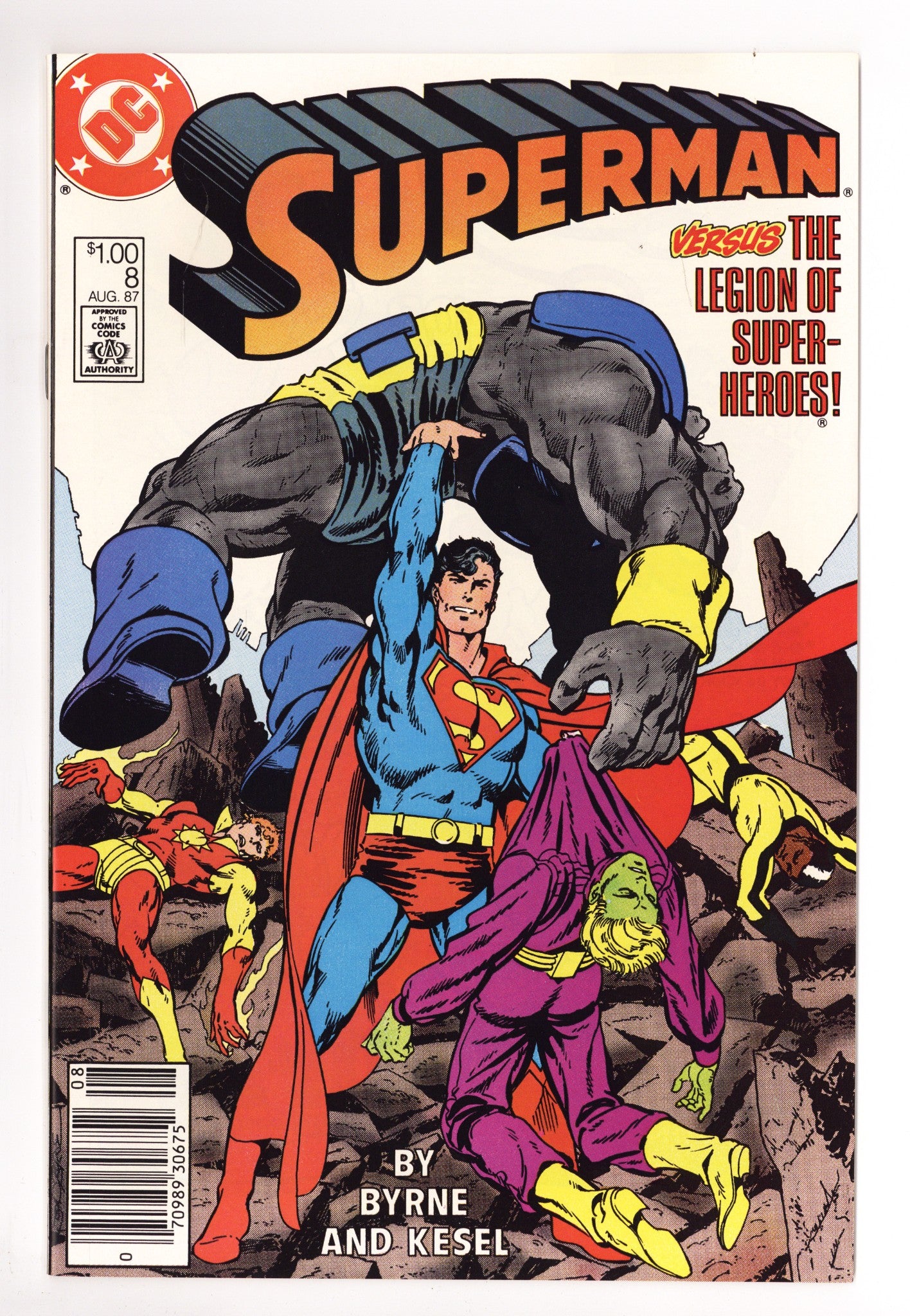 Superman Vol 2 8 NM- (9.2) (1987) Canadian Price Variant 