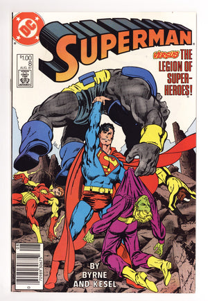 Superman Vol 2 8 NM- (9.2) (1987) Canadian Price Variant