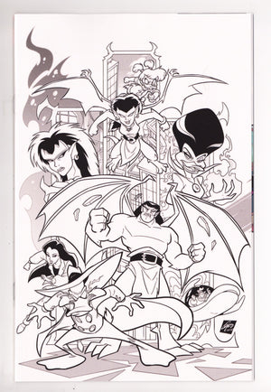 Gargoyles Darkwing Duck  2 Cangialosi  B&W Virgin Incentive NM  (2026)
