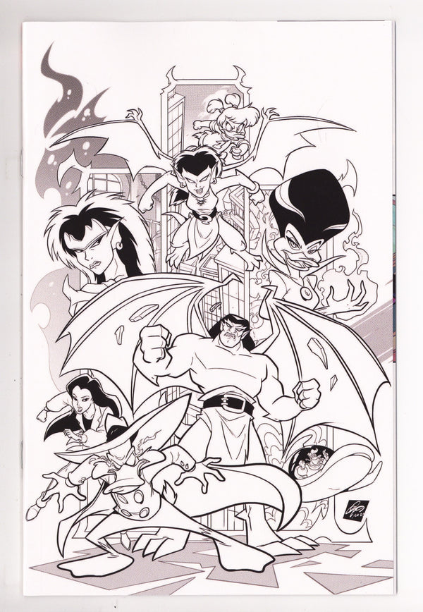 Gargoyles Darkwing Duck  2 Cangialosi  B&W Virgin Incentive NM  (2026)