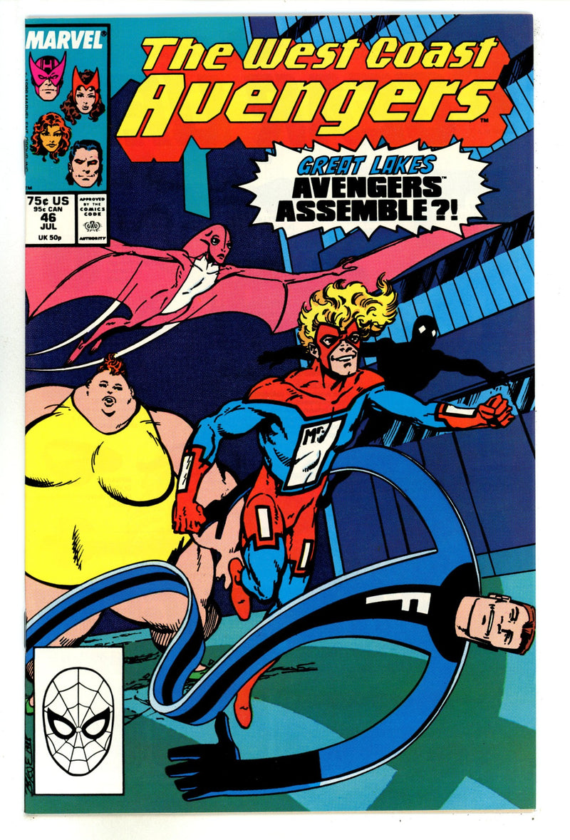 West Coast Avengers Vol 2 46  VF/NM (9.0)  (1989)  