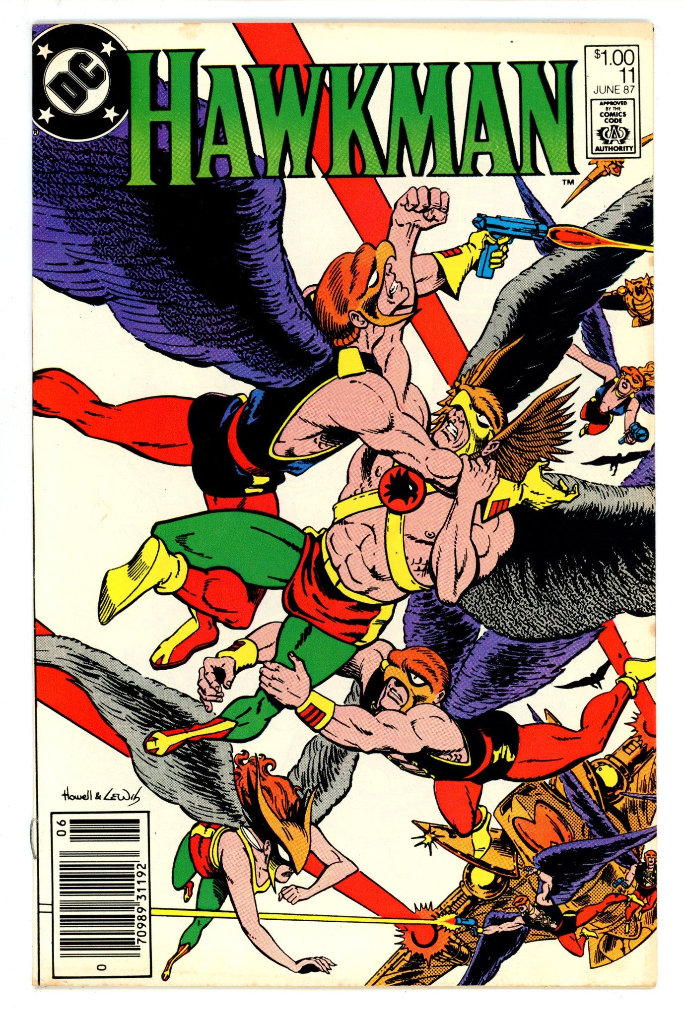 Hawkman Vol 2 11 FN (6.0) (1987) Canadian Price Variant 