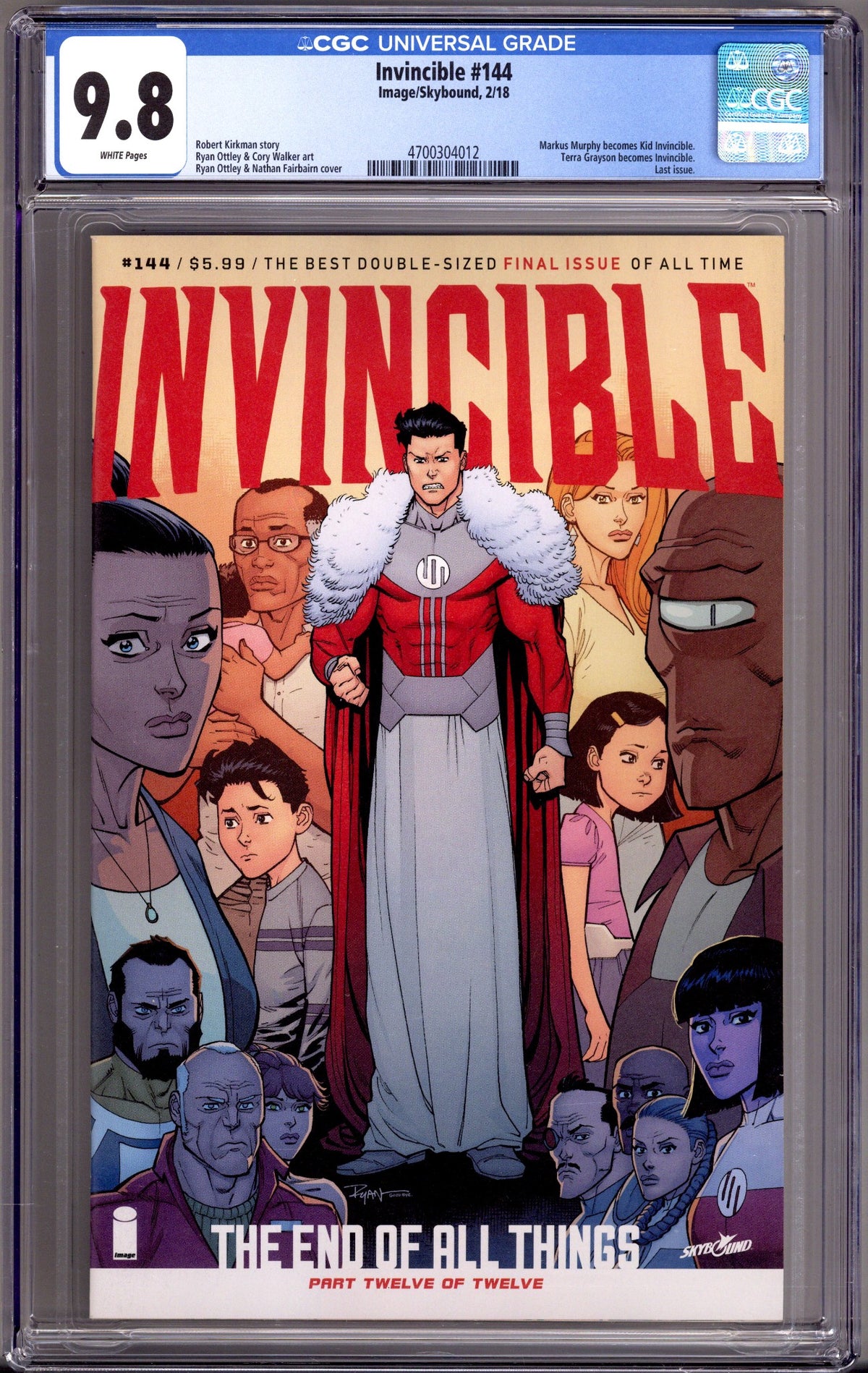 Invincible 144 CGC 9.8 (NM/M) Image (2018) | CaptCan Comics — CaptCan ...
