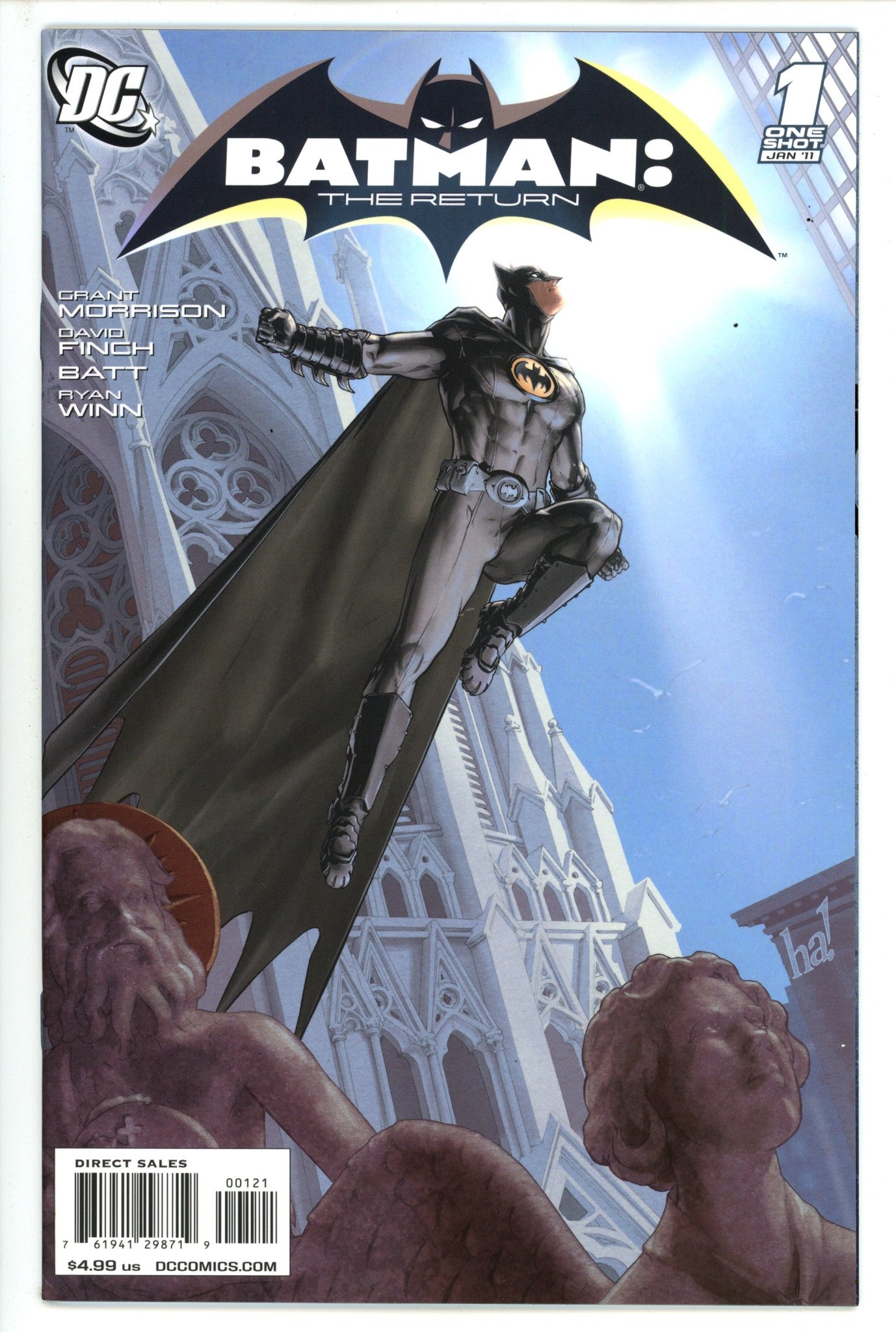 Batman: The Return 1 VF+ (8.5) (2011) Ha Incentive Variant 
