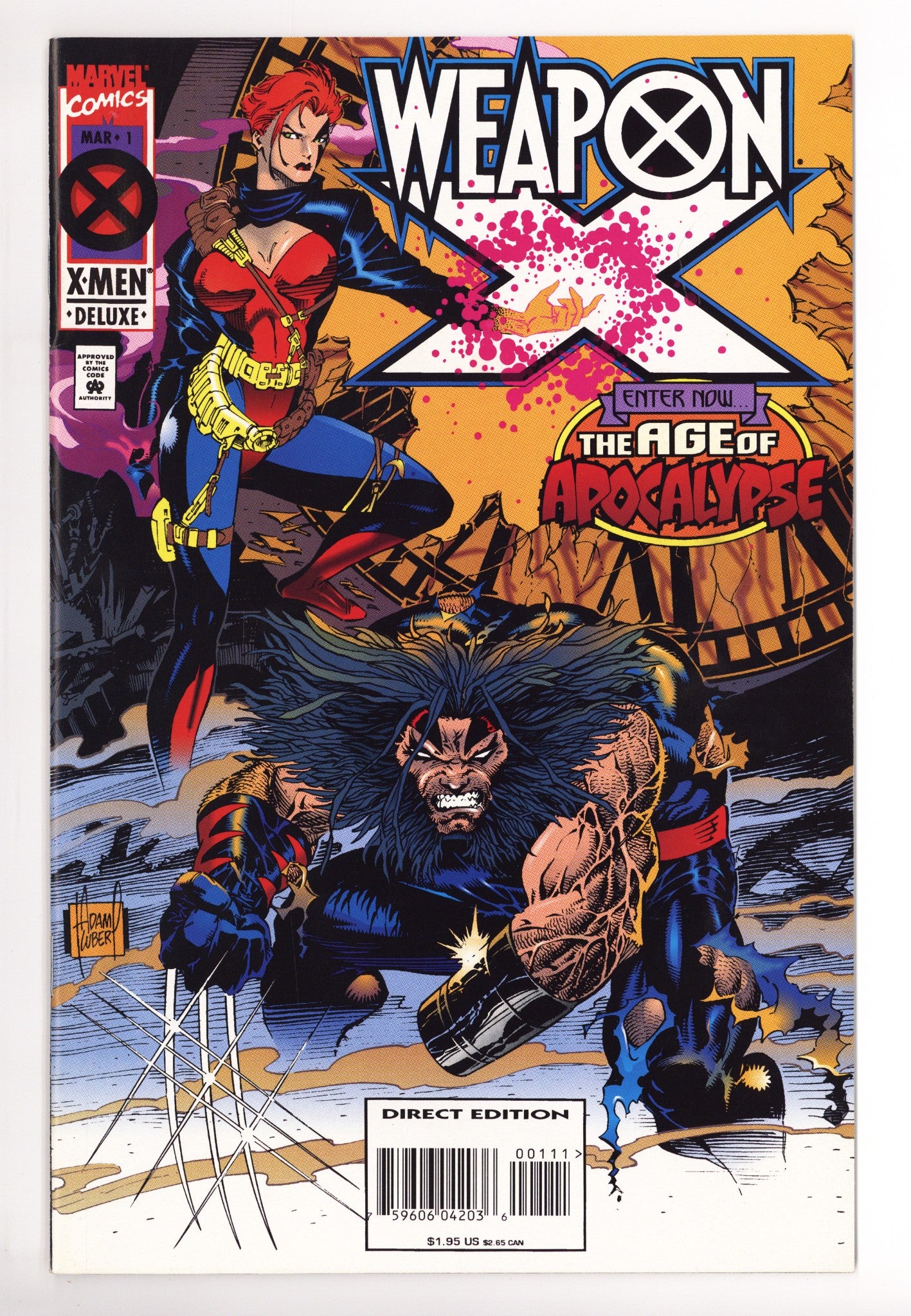 Weapon X Vol 1 1  High Grade   (1995)        