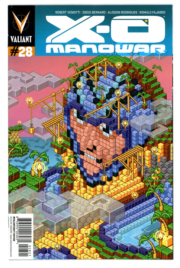 X-O Manowar Vol 3 28 High Grade (2014) Santiago Variant