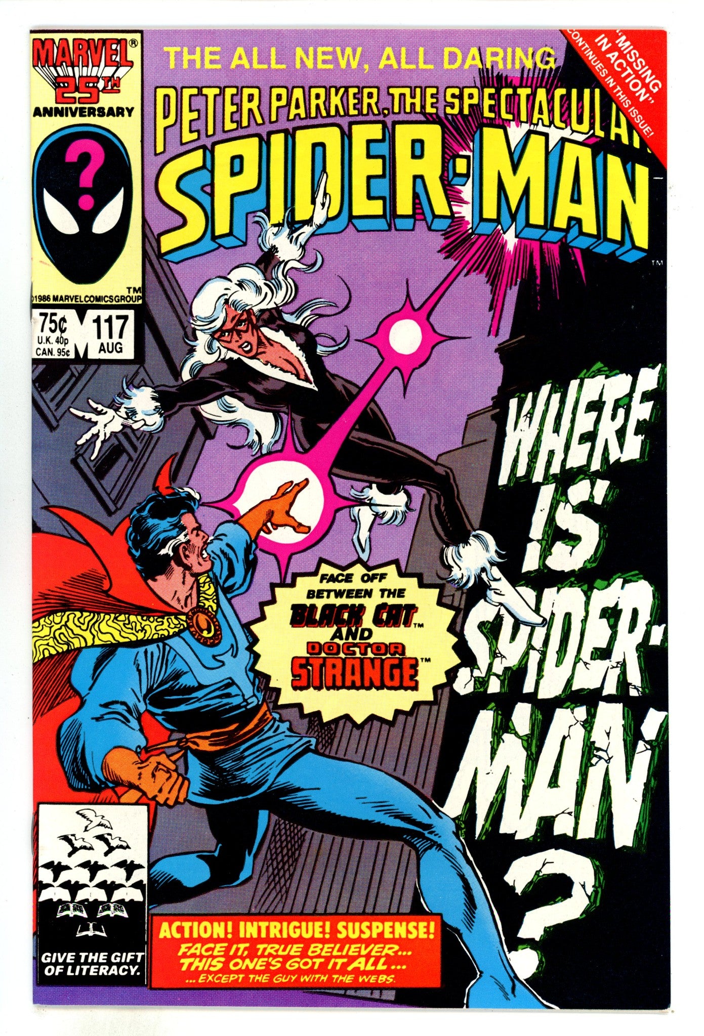 The Spectacular Spider-Man Vol 1 117 NM- (9.2) (1986) 