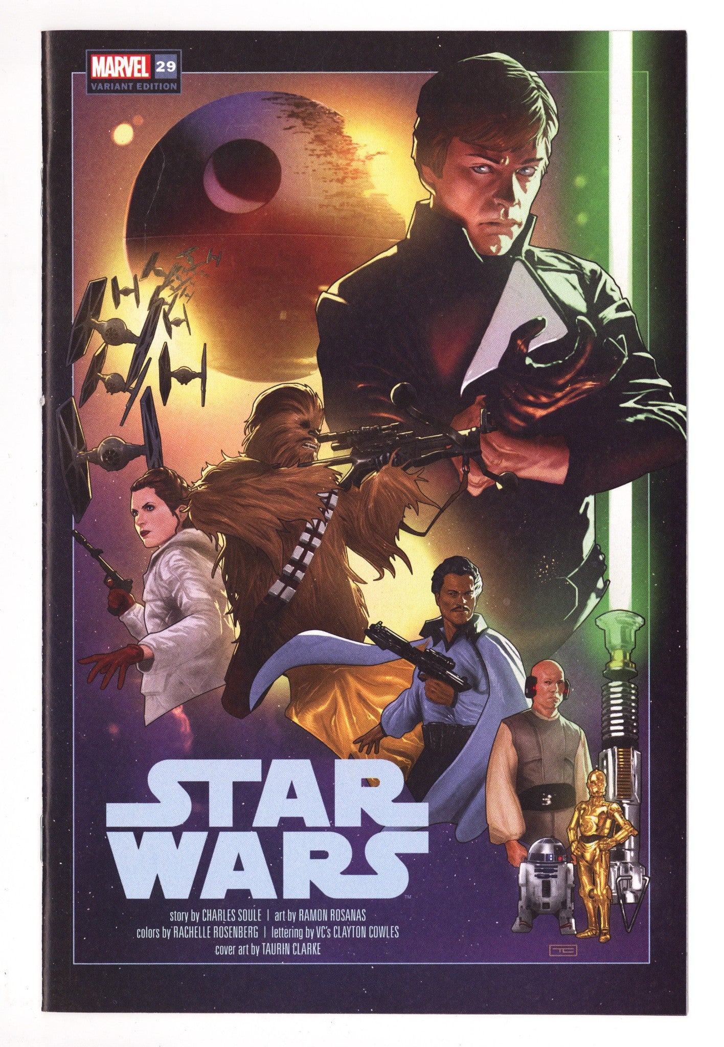 Star Wars Vol 3 29 High Grade (2023) Clarke Variant 