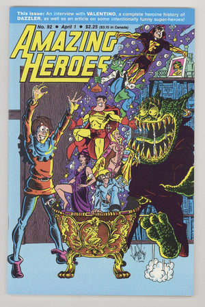 Amazing Heroes 92 VF/NM (9.0) (1986)