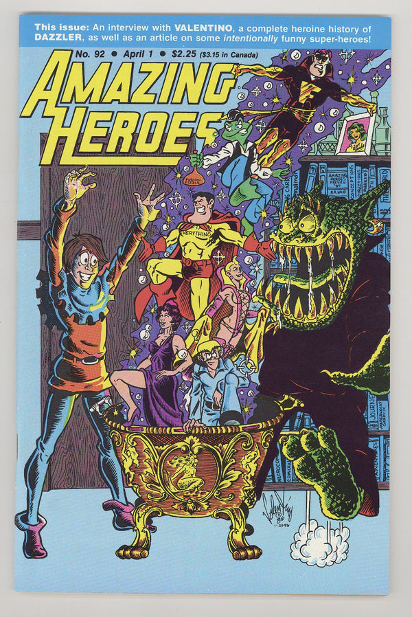 Amazing Heroes 92 VF/NM (9.0) (1986)