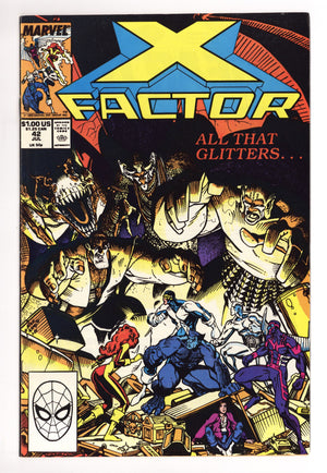 X-Factor Vol 1 42 Mid Grade (1989)