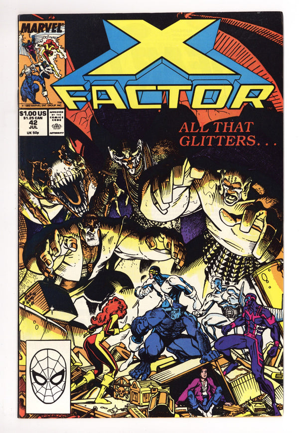X-Factor Vol 1 42 Mid Grade (1989)