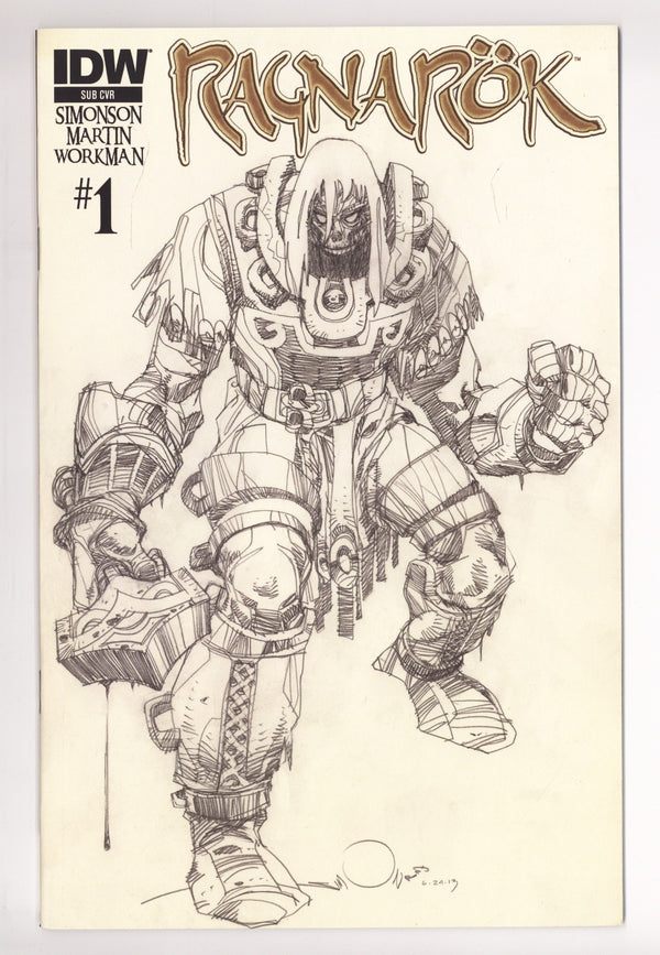 Ragnarok 1 High Grade (2014) Simonson Variant