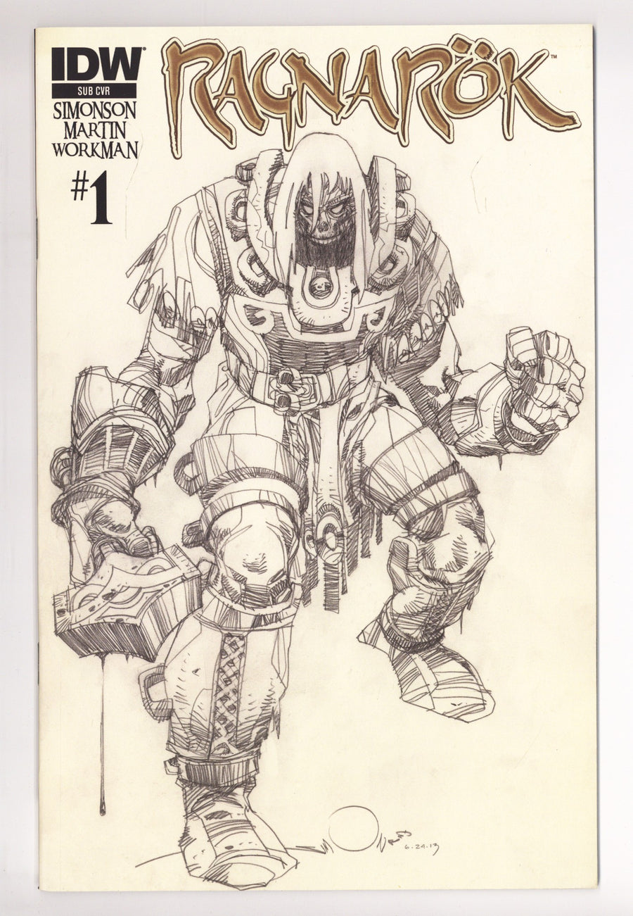 Ragnarok 1 High Grade (2014) Simonson Variant 